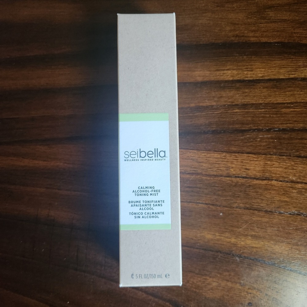 Sei Bella  Calming Toning Mist Alcohol-Free 5 fl oz Sealed. New In Box. Seibella